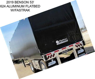 2019 BENSON 53\' 624 ALUMINUM FLATBED W/FASTRAK