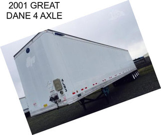 2001 GREAT DANE 4 AXLE