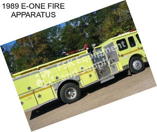 1989 E-ONE FIRE APPARATUS