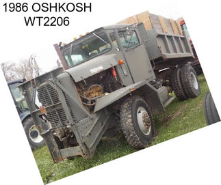 1986 OSHKOSH WT2206