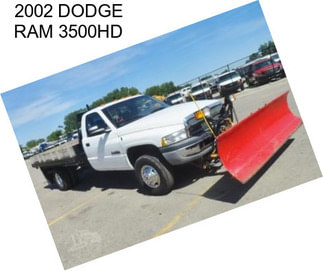 2002 DODGE RAM 3500HD