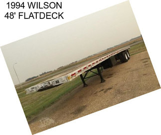 1994 WILSON 48\' FLATDECK