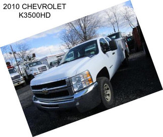 2010 CHEVROLET K3500HD