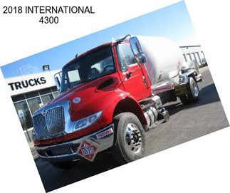 2018 INTERNATIONAL 4300