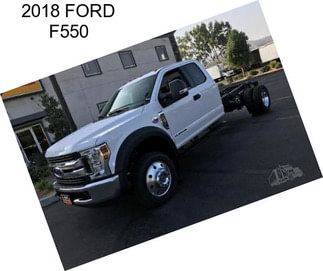 2018 FORD F550