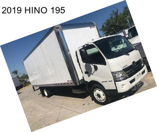 2019 HINO 195