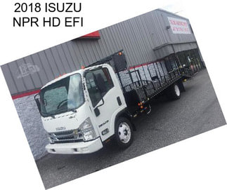 2018 ISUZU NPR HD EFI