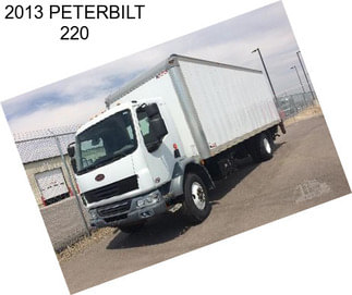 2013 PETERBILT 220