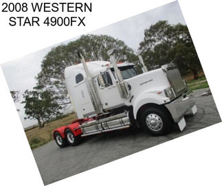 2008 WESTERN STAR 4900FX