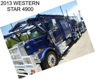 2013 WESTERN STAR 4900