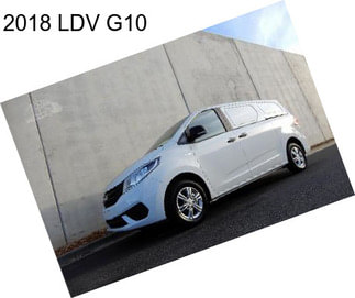 2018 LDV G10