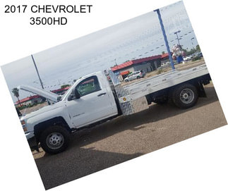 2017 CHEVROLET 3500HD