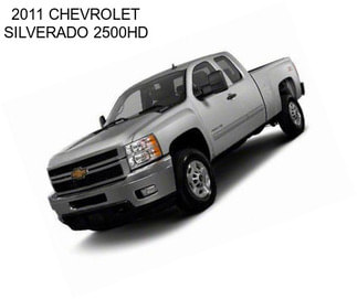 2011 CHEVROLET SILVERADO 2500HD