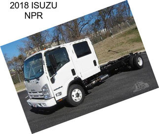 2018 ISUZU NPR