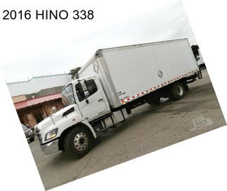 2016 HINO 338