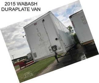 2015 WABASH DURAPLATE VAN