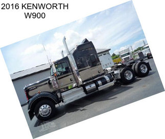 2016 KENWORTH W900