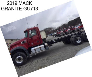 2019 MACK GRANITE GU713