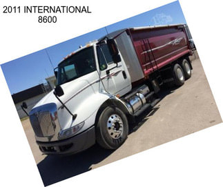 2011 INTERNATIONAL 8600