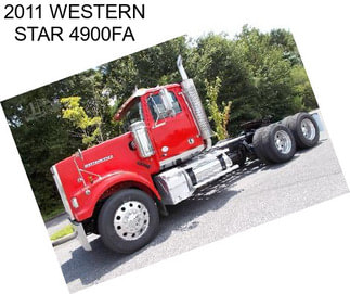 2011 WESTERN STAR 4900FA