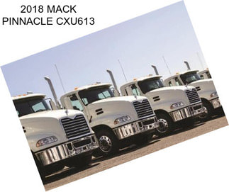 2018 MACK PINNACLE CXU613