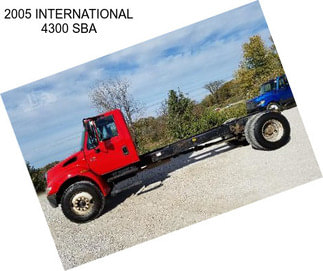 2005 INTERNATIONAL 4300 SBA