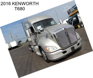 2016 KENWORTH T680