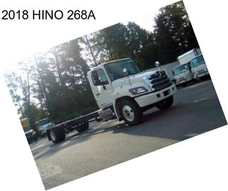 2018 HINO 268A