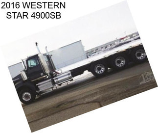 2016 WESTERN STAR 4900SB