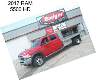 2017 RAM 5500 HD