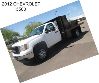 2012 CHEVROLET 3500