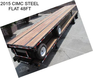 2015 CIMC STEEL FLAT 48FT