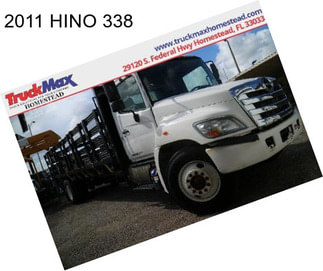 2011 HINO 338