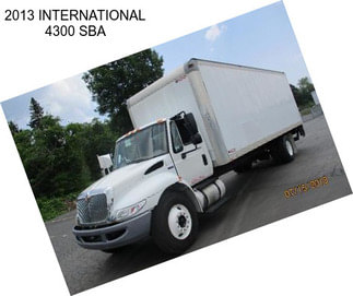 2013 INTERNATIONAL 4300 SBA