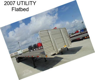 2007 UTILITY Flatbed