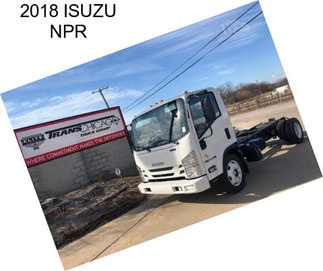 2018 ISUZU NPR