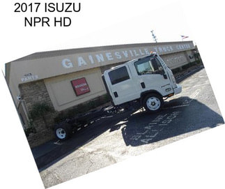 2017 ISUZU NPR HD