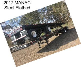 2017 MANAC Steel Flatbed