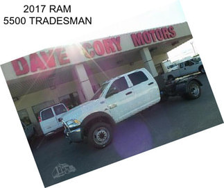 2017 RAM 5500 TRADESMAN