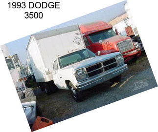 1993 DODGE 3500