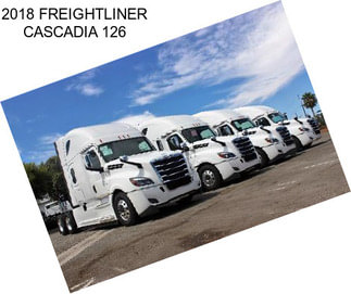 2018 FREIGHTLINER CASCADIA 126