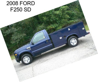 2008 FORD F250 SD