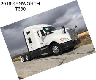 2016 KENWORTH T680