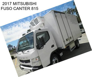 2017 MITSUBISHI FUSO CANTER 815