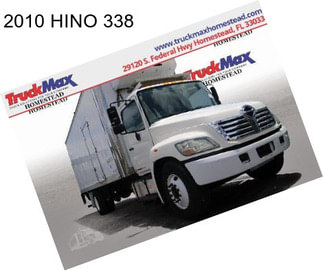 2010 HINO 338