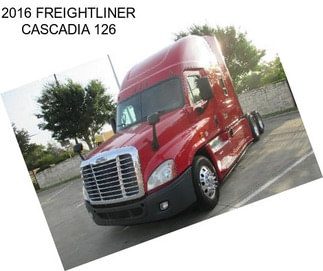 2016 FREIGHTLINER CASCADIA 126