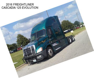 2016 FREIGHTLINER CASCADIA 125 EVOLUTION