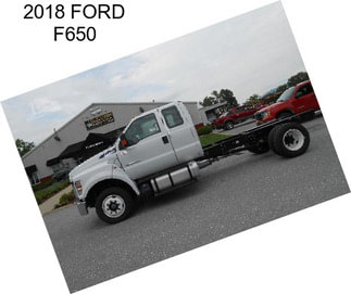 2018 FORD F650