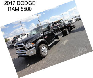 2017 DODGE RAM 5500