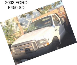 2002 FORD F450 SD